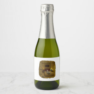 Najirou Saitou Sparkling Wine Label