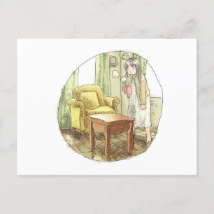 Najirou Sayaka Holiday Postcard
