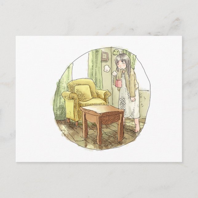 Najirou Sayaka Holiday Postcard (Front)