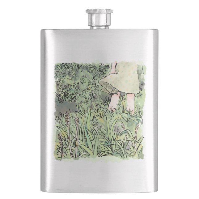 Najirou Tsarishi Hip Flask (Front)