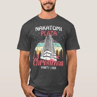 Nakatomi Plaza Christmas Party 1988 Funny Xmas Vin T-Shirt