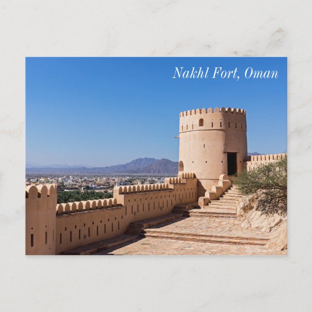 Nakhl Fort, Oman Postcard (Front)