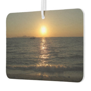Naklua Beach Sunset .. Pattaya, Chonburi, Thailand Car Air Freshener