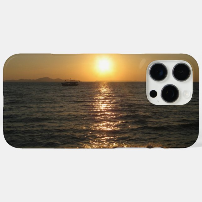 Naklua Beach Sunset .. Pattaya, Chonburi, Thailand Case-Mate iPhone Case (Back (Horizontal))