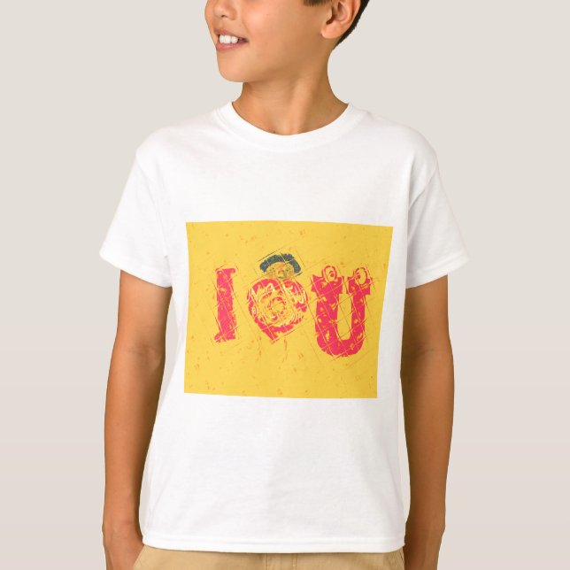 Nakupenda - I Love U Swahili Word Text Meaning Art T-Shirt (Front)
