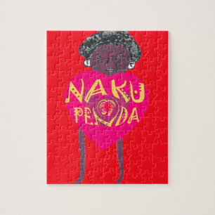 Nakupenda Love Art – Swahili Heart Design Jigsaw Puzzle