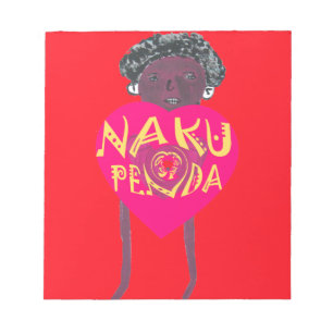 Nakupenda Love Art – Swahili Heart Design Notepad