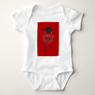 Nakupenda Sana Art Print Swahili Design Baby Bodysuit