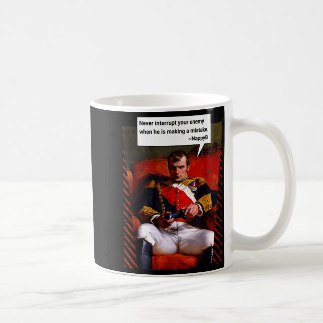 Naleon Bonaparte Gamer Quote - Funny History  Coffee Mug (Right)