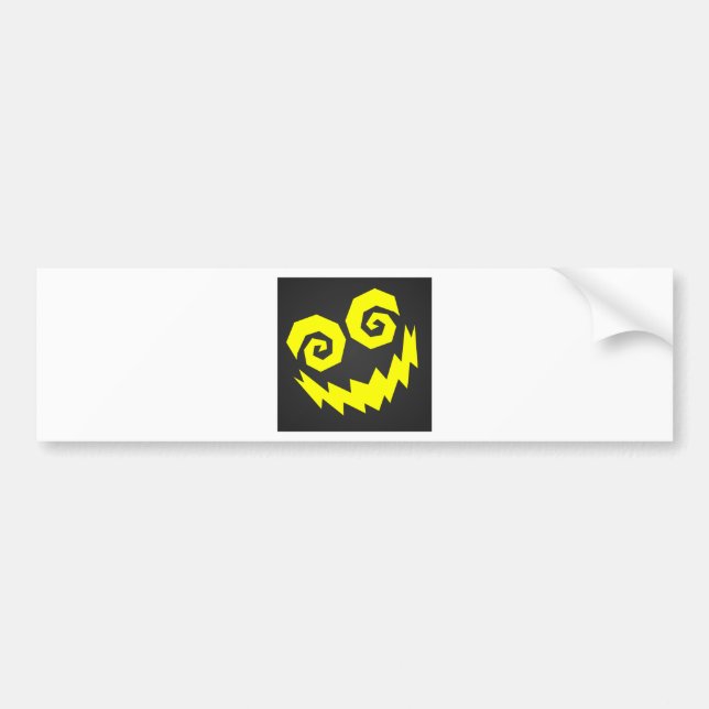 NALGames Insane In The Face Black + Yellow Bumper Sticker (Front)
