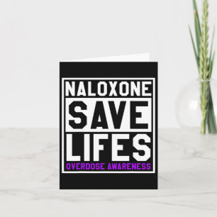 Naloxone Save Lives Overdose Awareness Naloxone Ov Card