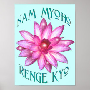 "Nam Myoho Renge Kyo"Buddhism Poster Print