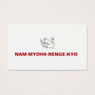 NAM-MYOHO-RENGE-KYO Meeting Invitation Card