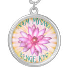 Nam Myoho Renge Kyo with Lotus Flower Necklace