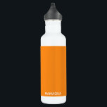 Namaqua orange color name 710 ml water bottle<br><div class="desc">Namaqua daisies have a distinct bright orange shade. They are named for the region where they live,  a normally arid scrubland transformed by the infrequent rain into endless carpets of flowers.</div>