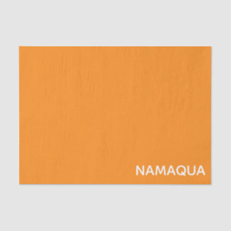 Namaqua orange color name tissue paper