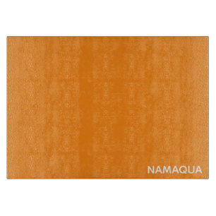 Namaqua orange colour name cutting board