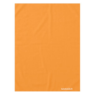 Namaqua orange colour name tablecloth
