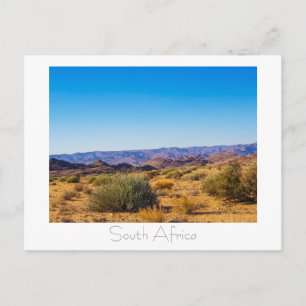 Namaqualand Nature View South Africa SA Postcard