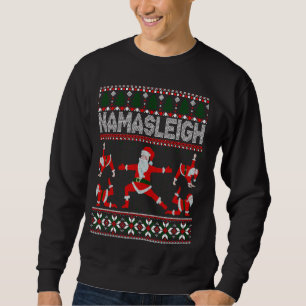 Namasleigh Ugly Christmas Sweater Meme Santa Claus