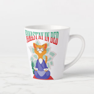 Namast’ay in Bed Mug Funny Yoga Coffee Cup