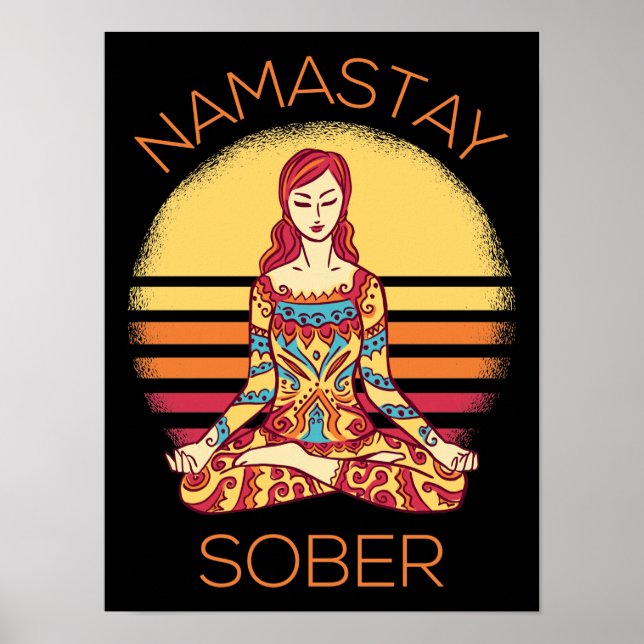 Namastay Sober I Poster (Front)