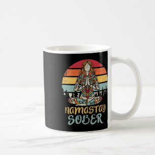 Namastay Sober Na Aa 12 Step Recovery Meditation S Coffee Mug
