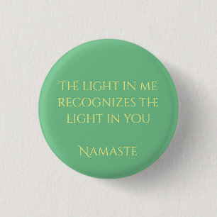 Namaste 3 Cm Round Badge