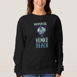 Namaste At Venice Beach Cute Yoga At The Beach Sweatshirt