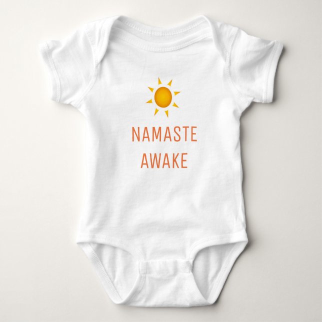 Namaste Awake Baby Bodysuit (Front)