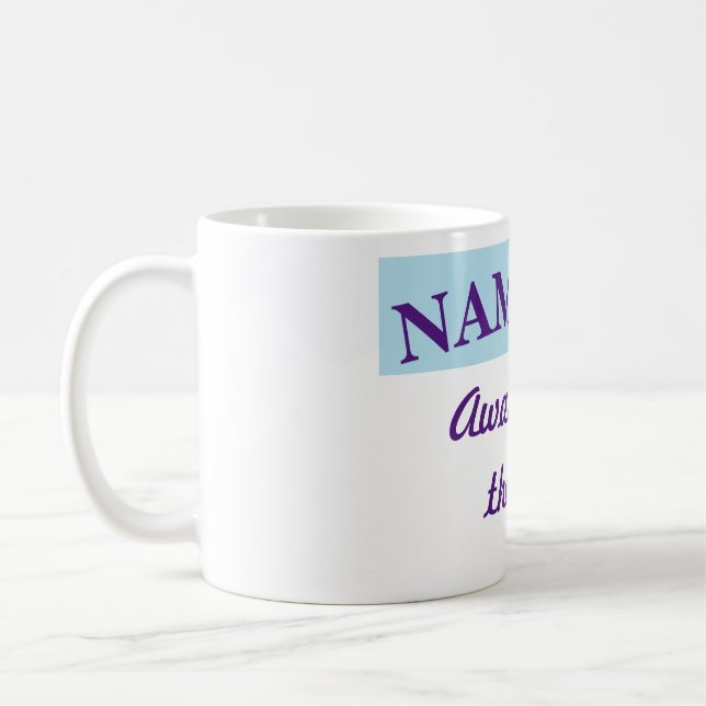 Namaste away from the Jab Coffee Mug (Left)