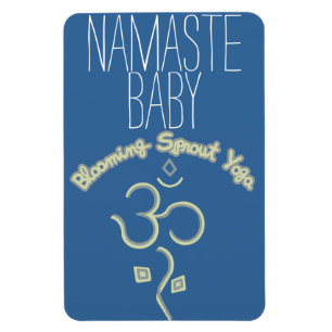 Namaste Baby Car Magnet