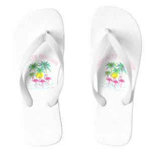 Namaste Beaches Zen Yoga Tropic Fun Graphic Thongs