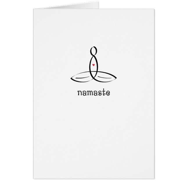 Namaste - Black Fancy style (Front)