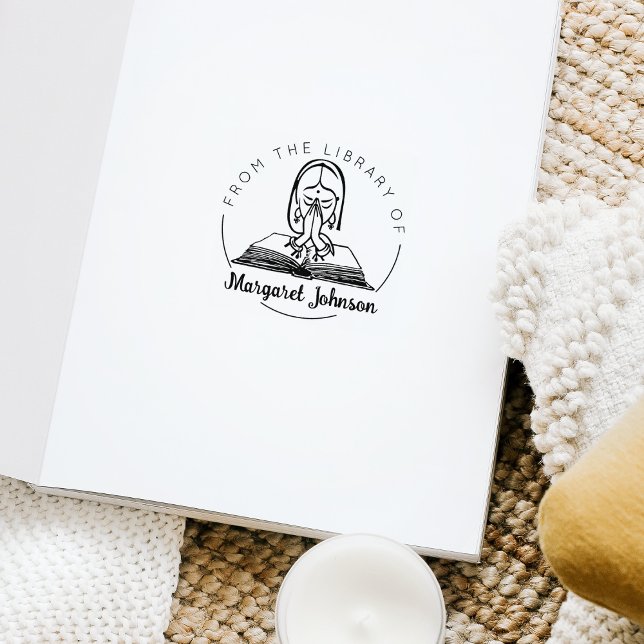Namaste Book From the Library Of, Rubber Stamp (Creator Uploaded)