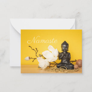 Namaste Buddha Card