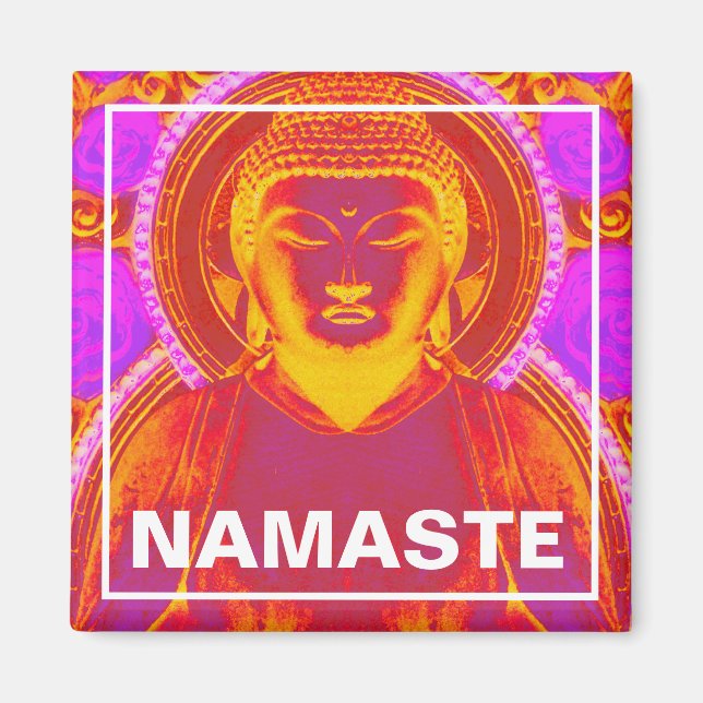 Namaste Buddha Magnet (Front)