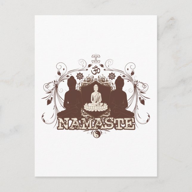 Namaste Buddha Postcard (Front)