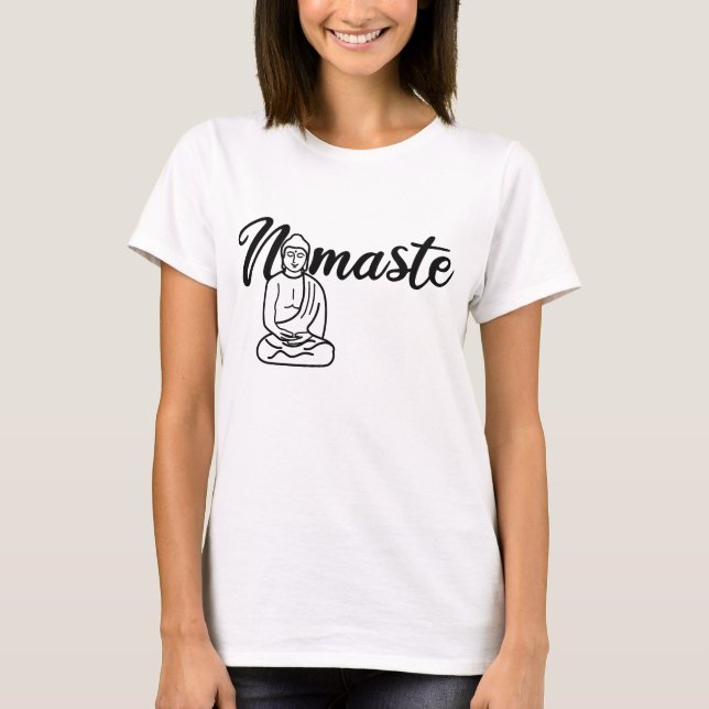 Namaste Buddha T-Shirt (Front)
