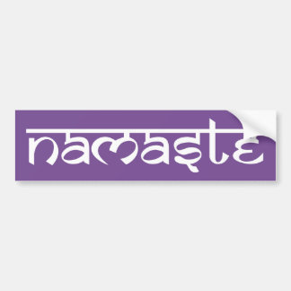 Namaste Bumper Sticker
