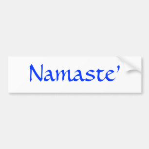 Namaste' Bumper Sticker