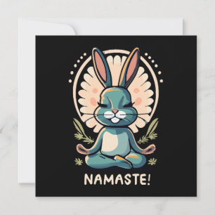 namaste bunny yoga rabbit meditation