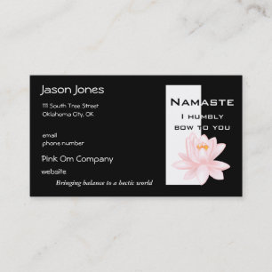 Namaste Business Card