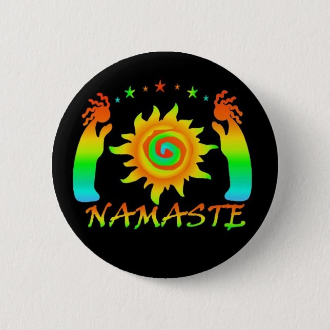 Namaste Button (Front)