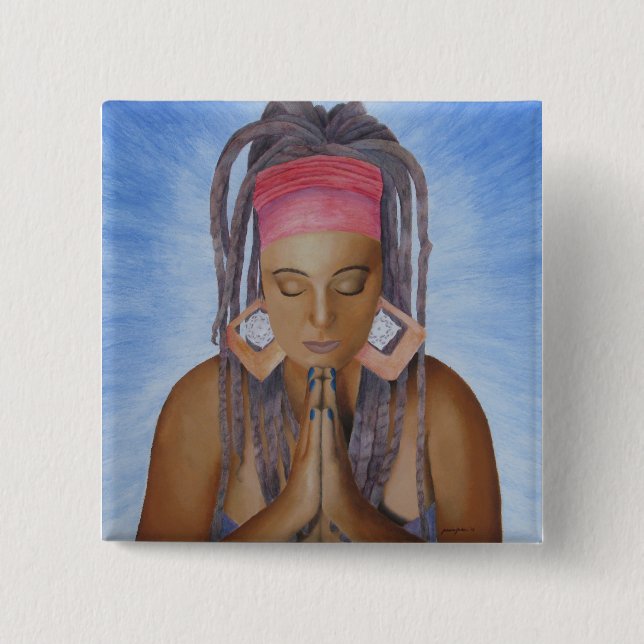 Namaste Button (Front)