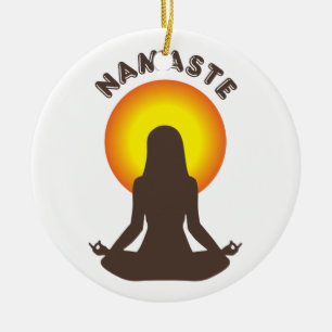 Namaste Ceramic Ornament