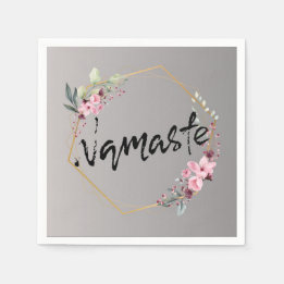 Namaste Cocktail Napkin