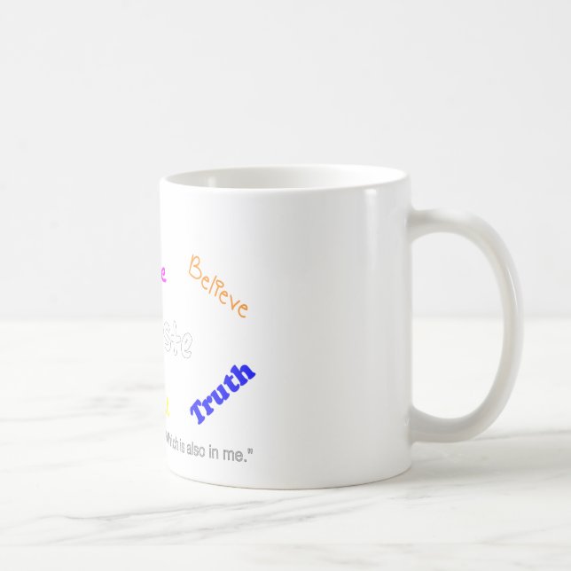 namaste coffee mug (Right)