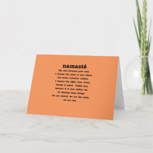 Namaste Collection Card