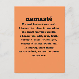 Namaste Collection Postcard